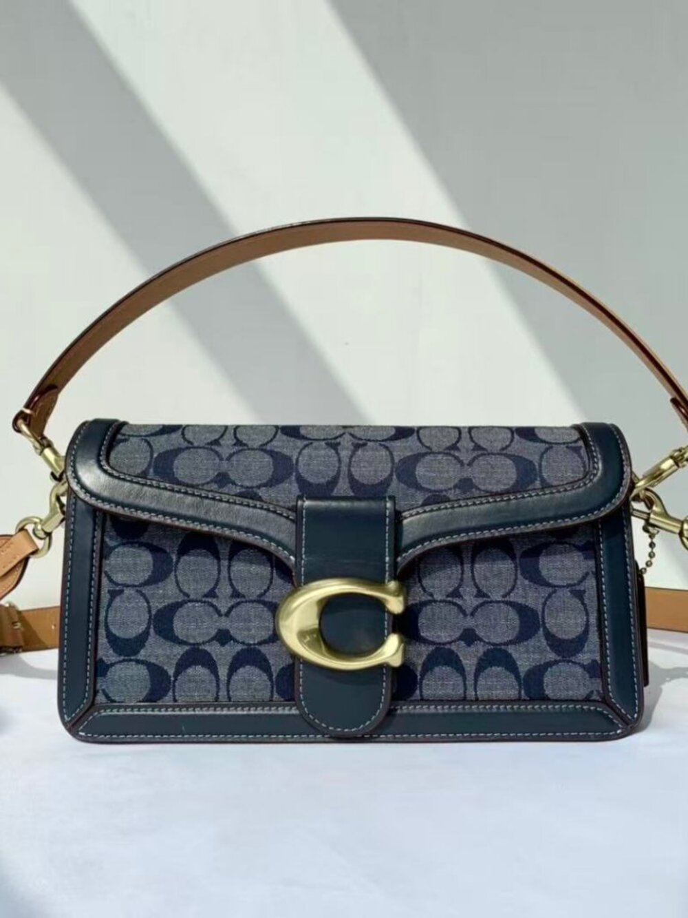 Coach Tabby Shoulder Bag 26 in Signature Chambray